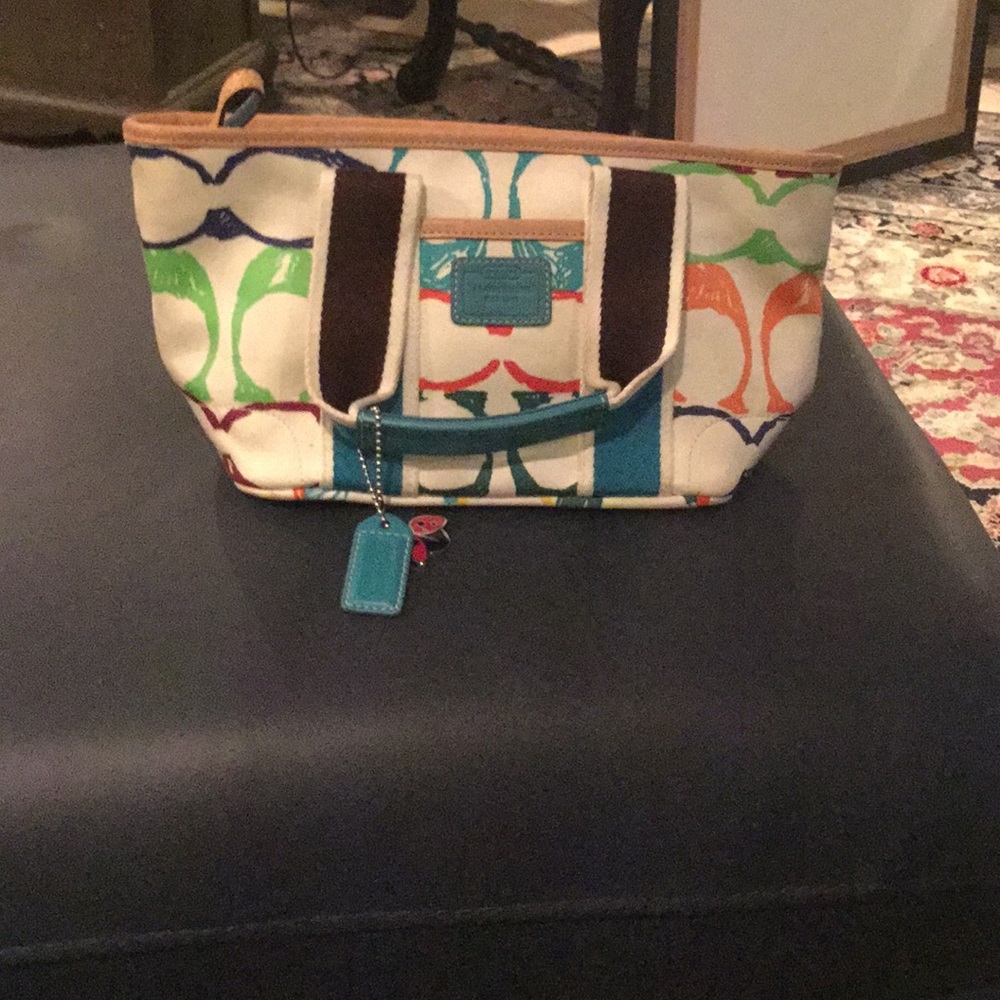 Coach Signature Cloth Bag - carried once or twice